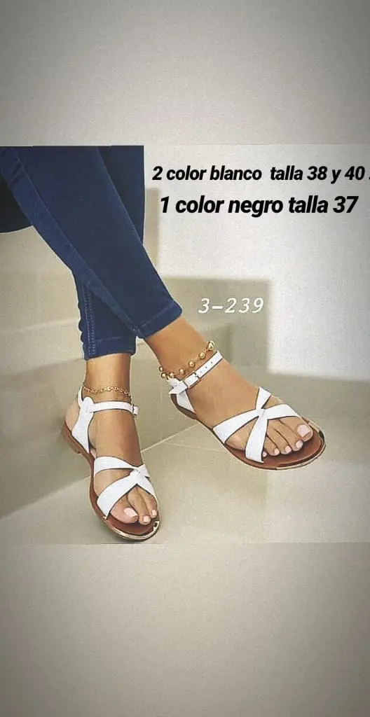 Sandalia elegante bajita